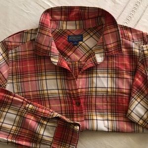PENDLETON 100% cotton board shirt petite xl